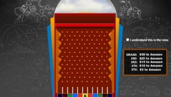 Virtual Plinko styled game